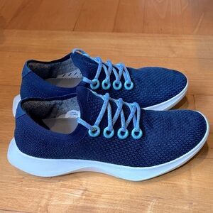 Allbirds Mens Tree Dasher Crest White Sole Running Shoes Size 12